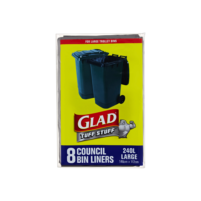 Glad® Council Bin Liners 8pk
