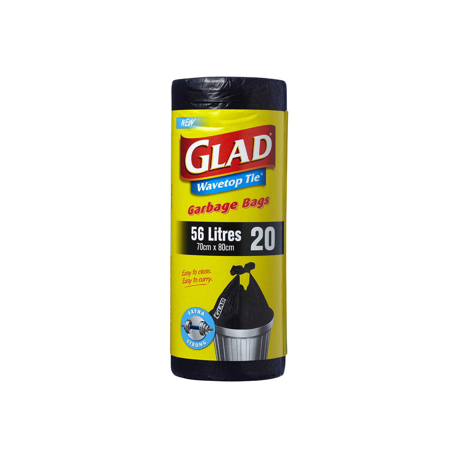 Glad® Wavetop Tie® Garbage Bags Extra Large 30pk Glad Australia 
